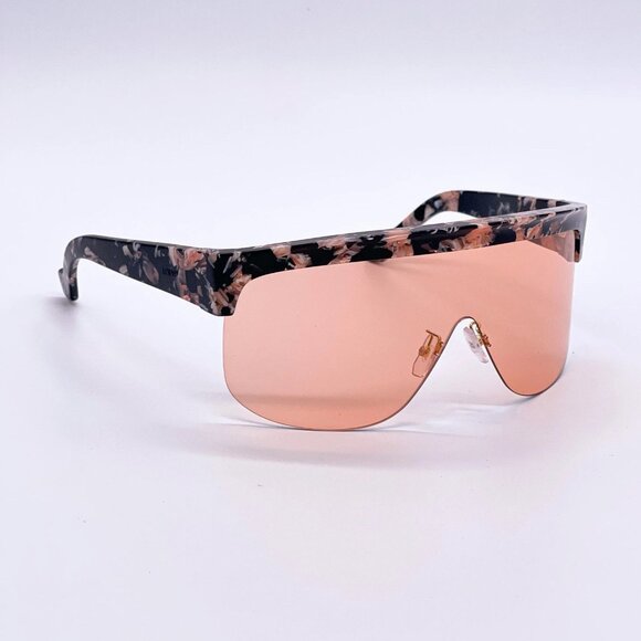NEW Loewe Women Sunglasses Coloured Havana Bordeaux Mask Shield LW40034U 55S main image 10